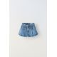 Zara Короткая джинсовая юбка , Цвет: Синий, Размер: 6 лет (116 см)