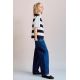 Zara Жилетка с высоким воротником в полоску с молнией , Цвет: Бежевый, Размер: 6-7 лет (120 см)