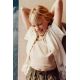 Zara Футболка из текстурированного махрового полотна , Цвет: Бежевый, Размер: 6-7 лет (120 см)
