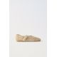 Zara Туфли-балетки в стиле крючком, Цвет: Бежевый, Размер: 29 (18,3 см)