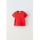 Zara Футболка с вырезами и бантами , Цвет: Красный, Размер: 6-7 лет (120 см)