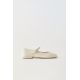 Zara Туфли-балетки из кожи , Цвет: Белый, Размер: 29 (18,3 см)