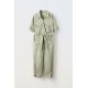 Zara Комбинезон worker jumpsuit , Цвет: Зеленый, Размер: 9 лет (134 см)