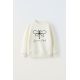 Zara Толстовка dragonfly sweatshirt , Цвет: Белый, Размер: 6-7 лет (120 см)