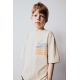 Zara Футболка с принтом на груди и на спине, Цвет: Коричневый, Размер: 6-7 лет (120 см)
