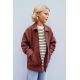 Zara Текстурированная рубашка с карманами , Цвет: Красный, Размер: 6-7 лет (120 см)