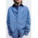 Zara Рубашка true neutrals с карманами , Цвет: Синий, Размер: 6 лет (116 см)