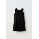 Zara Платье ponte di roma knit dress with rhinestones , Цвет: Черный, Размер: 6 лет (116 см)