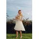 Zara Платье с кружевами и цветами , Цвет: Бежевый, Размер: 6 лет (116 см)