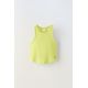 Zara Майка с ребристой спинкой , Цвет: Зеленый, Размер: 6-7 лет (120 см)