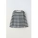 Zara Полосатая футболка тяжелого веса , Цвет: Синий, Размер: 6-7 лет (120 см)