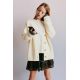 Zara Кардиган с воротником в форме v и длинными рукавами, Цвет: Бежевый, Размер: 6-7 лет (120 см)