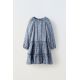 Zara Платье с цветочным принтом , Цвет: Синий, Размер: 6 лет (116 см)