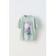 Zara Футболка с принтом , Цвет: Зеленый, Размер: 6-7 лет (120 см)