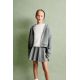 Zara Трикотажная куртка с капюшоном и молнией , Цвет: Серый, Размер: 6-7 лет (120 см)