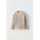 Zara Вязаный свитер с рваными деталями , Цвет: Коричневый, Размер: 6-7 лет (120 см)