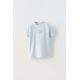 Zara Футболка с вышитым слоганом , Цвет: Синий, Размер: 6-7 лет (120 см)