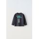 Zara Футболка с принтом собаки , Цвет: Черный, Размер: 1½ лет (86 см)
