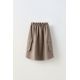 Zara Юбка с карманами на молнии , Цвет: Коричневый, Размер: 6 лет (116 см)