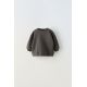 Zara Однотонная толстовка с пуговицами , Цвет: Серый, Размер: 3-6 месяцев (68 см)