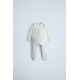 Zara Раскроя̈ние pointelle sleepsuit , Цвет: Зеленый, Размер: 0-1 месяцев (56 см)