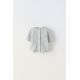 Zara Рубашка с рельефной клеткой , Цвет: Белый, Размер: 3-6 месяцев (68 см)