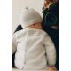 Zara Двухэлементный комплект из 100% кашемира, Цвет: Белый, Размер: 0-1 месяцев (56 см)
