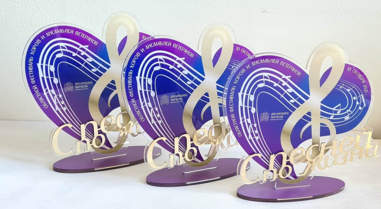 Изготовление наград по индивидуальному дизайну