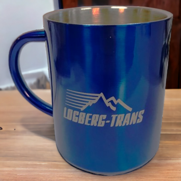 Гравировка кружки с лако-красочным покрытием