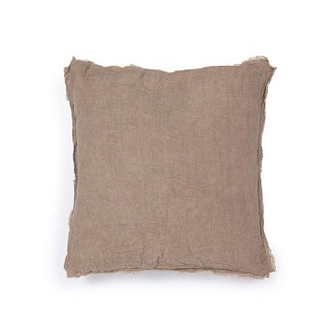 Чехол на подушку Draupadi 100% лен коричневого цвета 45 x 45
