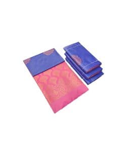 - Pink & Blue Soft Silk Saree - image 3 | Saree Palace Germany | Bazaa