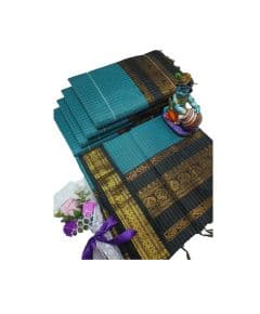 - Kalyani cotton Sarees with rich pallu and blouse - image 7 | Princess Fashion | Bazaa