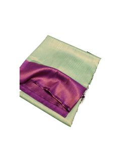 - Green Apple & Magenta Soft Silk Saree - image 3 | Saree Palace Germany | Bazaa