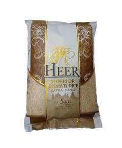 Heer - Heer Superior Basmati Rice Extra Long 5Kg - image 1 | Inaivaa | Bazaa