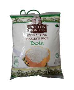 India Gate - India Gate Extra Long Basmati Rice Exotic 5Kg - image 1 | Inaivaa | Bazaa