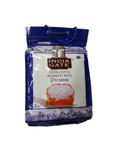 India Gate - India Gate Extra Long Basmati Rice Premium 5Kg - image 1 | Inaivaa | Bazaa