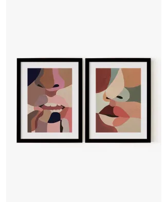 Set Cuadro Lips Boho | Be Minimal