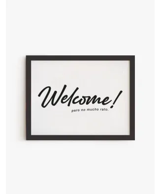 Cuadro Welcome | Be Minimal