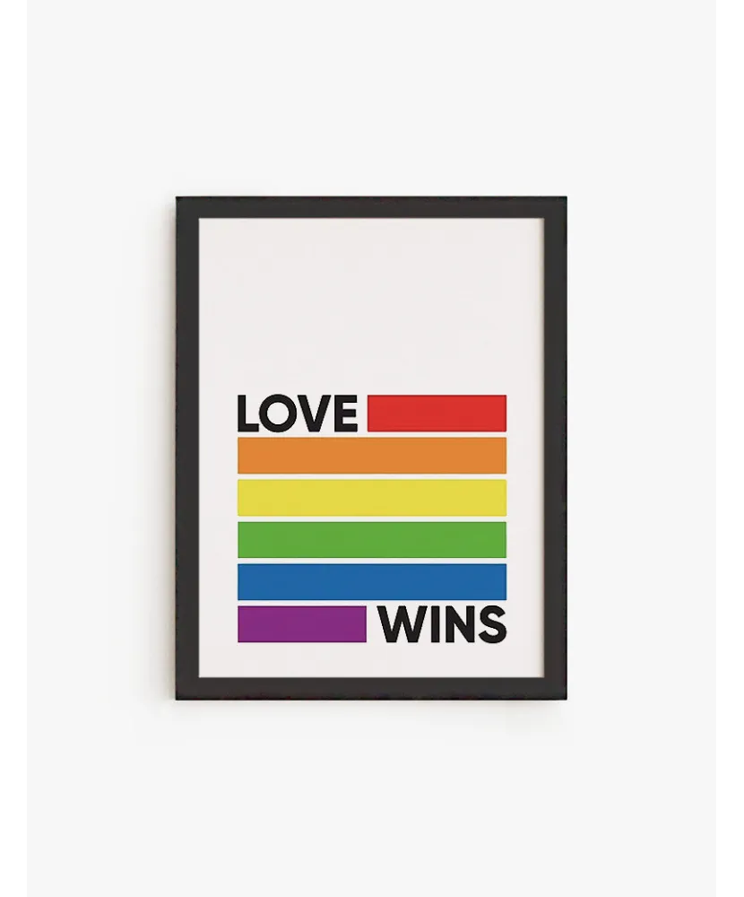 Cuadro Love Wins | Be Minimal