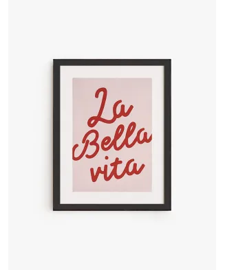 Cuadro La Bella Vita | Be Minimal