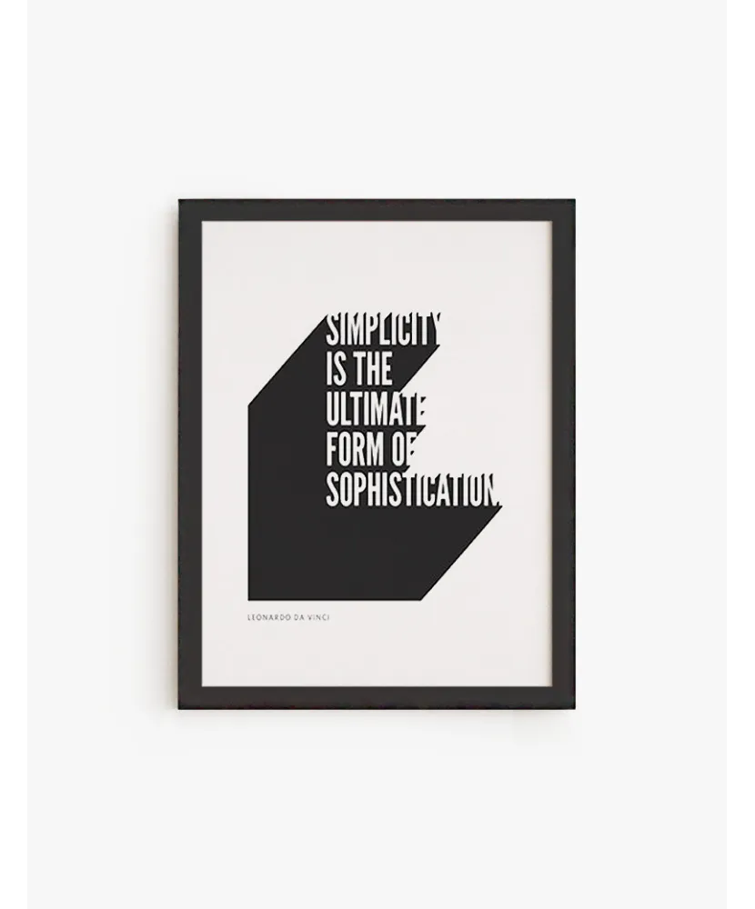 Cuadro Simplicity | Be Minimal