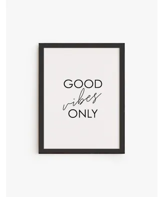 Cuadro Good Vibes Only | Be Minimal