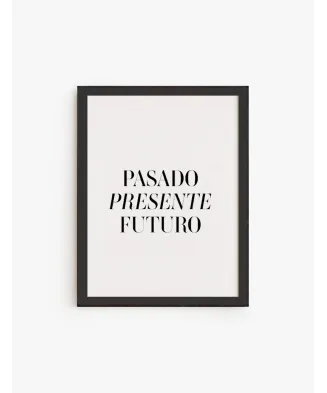 Cuadro Pasado Presente Futuro | Be Minimal