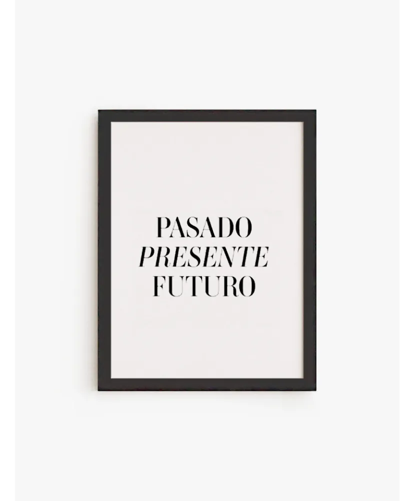 Cuadro Pasado Presente Futuro | Be Minimal