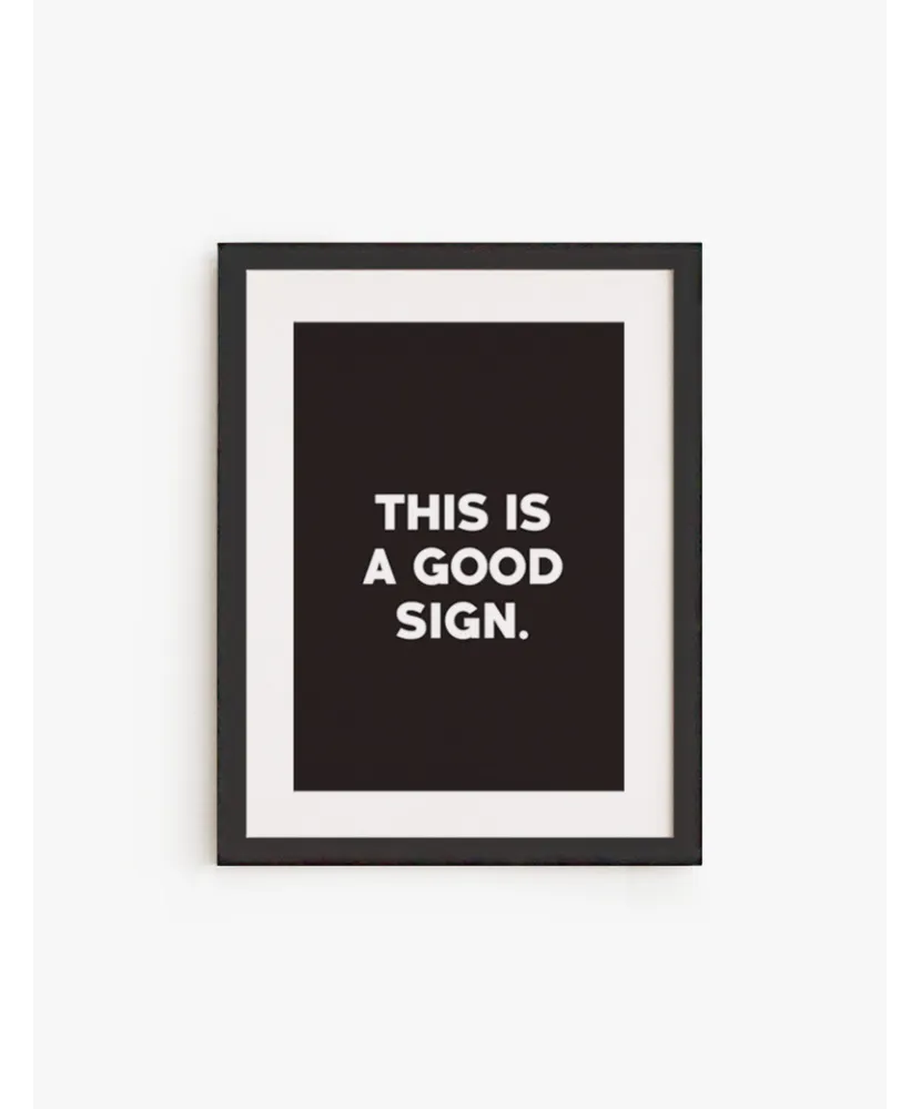 Cuadro This is a good Sign | Be Minimal