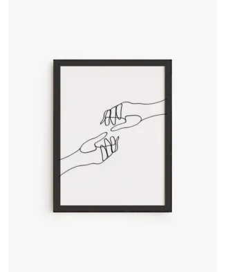 Cuadro Manos sosteniendo Lineal | Be Minimal