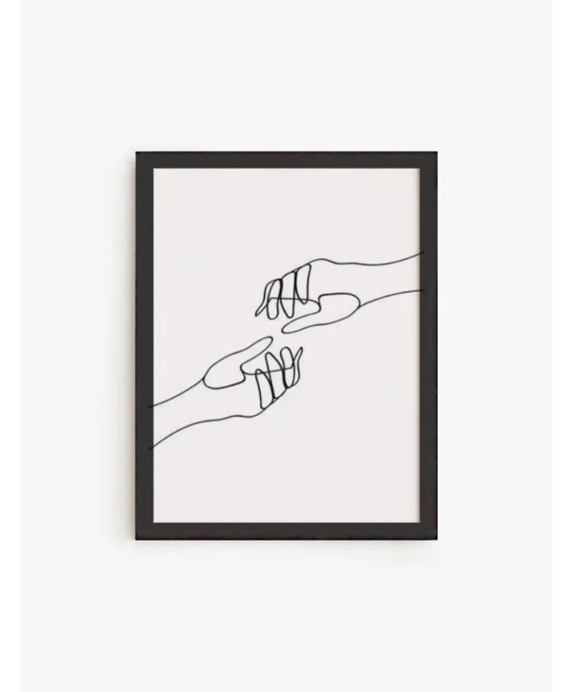 Cuadro Manos sosteniendo Lineal | Be Minimal