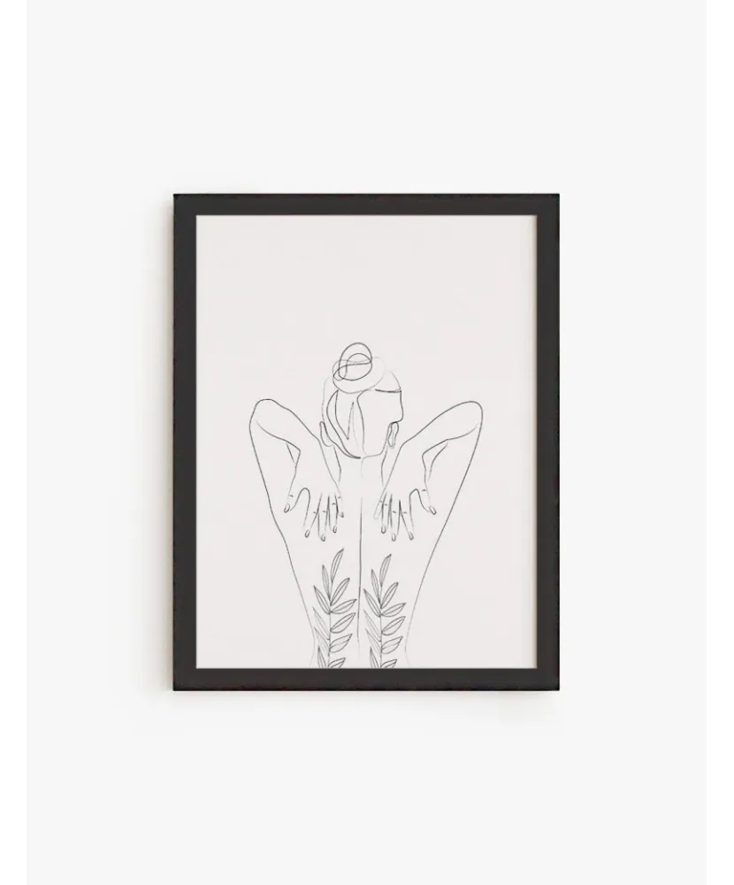 Cuadro Mujer en Lineas | Be Minimal