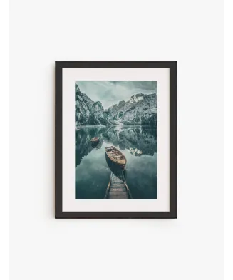 Cuadro Bote en lago | Be Minimal
