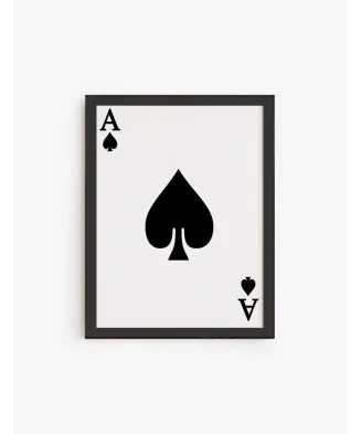 Cuadro As de Pica | Be Minimal